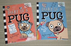 Set of 2 Diary of a Pug Scholastic Early Chapter Series Books in Bolingbrook, Illinois