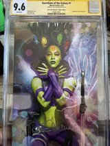 Guardians of the Galaxy #1 Variant signature by Zoe Sadana(Actress) in Okinawa, Japan