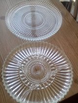 2 glass platters in Byron, Georgia