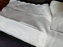 Satin embroidery place mats in Okinawa, Japan