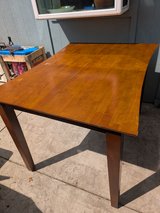 Pub table w/ leaf & six chairs in Vacaville, California