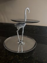 Aluminum Flamingo 2-Tiered Tray in Oswego, Illinois