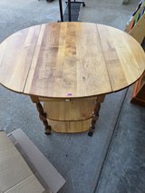 Folding table in Fort Campbell, Kentucky