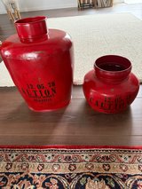 Loberon Set of 2 Industrial Metal Vases – Modern Loft Decor in Ramstein, Germany