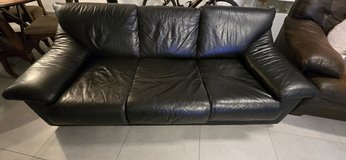 Leather Sofa Bed in Ramstein, Germany