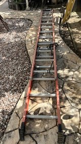 Louisville L-3022-24Pt 24 Ft Fiberglass Extension Ladder, 300 Lb Load Capacity in Vista, California