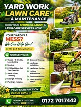 Yard Work/Lawn Care/Maintenance/Pressure washing Service      book your spring cleanup and lawn ... in Ramstein, Germany