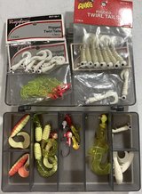 $10 Fishing Lures Bundle - Rigged Twirl Tail Bait w/ Plano Case in Bolingbrook, Illinois