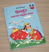 Vintage 1979 Disney Goofy and the Magic Fish Hard Cover Book in Joliet, Illinois