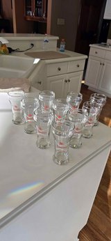 Set of "10" matching Authentic 1970's BUDWEISER 8oz Sham Beer Glasses in Chicago, Illinois
