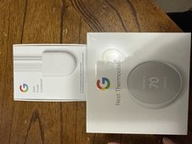 Google nest thermostat and power connector in Sugar Grove, Illinois