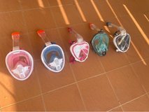 snorkel masks in Okinawa, Japan