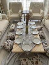 New wooden folding table in Okinawa, Japan