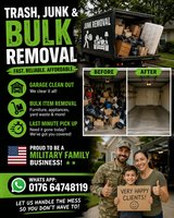 LAST MIN PCS JUNK&TRASH&BULK REMOVEL SERVICE in Ramstein, Germany