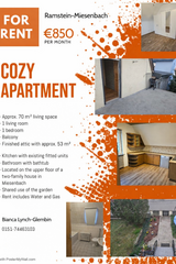 For rent in Ramstein-Miesenbach in Ramstein, Germany