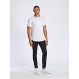 Cuts White Henley T-shirt in Okinawa, Japan