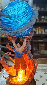 DBZ Goku Spirit Bomb Figure 25cm Light Up Luminous Collectible Anime Statue in Minneapolis, Minnesota