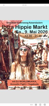 HIPPIE IBIZA FLEAMARKET on LAKE WITH DJ AND LIVE MUSIK MINIGOLG GELTERSWOOG in Ramstein, Germany
