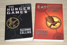 Set of 2 Series Chapter Books Hunger Games and Catching Fire Scholastic in Joliet, Illinois