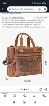 Almadih real leather bag in Stuttgart, GE