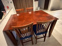 High dining table in Okinawa, Japan