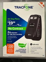 new cell phone- tracfone  LG 441G in Fort Polk, Louisiana