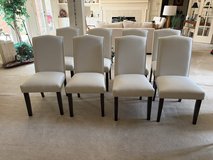 8. White dining chairs in Houston, Texas