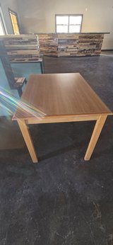 Cubie and Table in Ruidoso, New Mexico