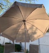 Agio beige Patio adjustable Tilt Umbrella in Naperville, Illinois