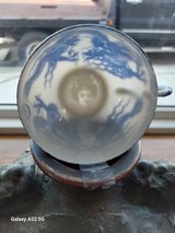 LITHOPHANE! 18 pc Flow Blue-style DRAGON & PEARL Tea Set TEAPOT GEISHA Japan in Fort Leonard Wood, Missouri