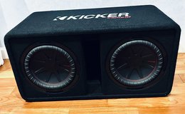 KICKER 48DCWR102 Dual 10" Subwoofer Enclosure in Okinawa, Japan