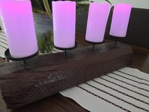 Dinner table.center piece with candles in Ramstein, Germany