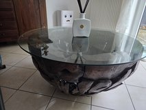 Coffee table with glass top in Ramstein, Germany