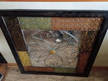 Hanging artwork in Bolingbrook, Illinois