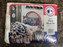 New, MLB baseball 3 pc twin sheet set in Houston, Texas