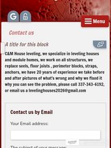 C n M House Leveling in Fort Polk, Louisiana
