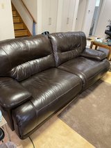 Real leather couch in Okinawa, Japan