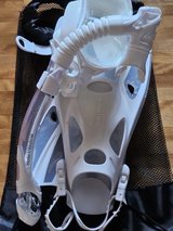 Mask, snorkel and fins in Okinawa, Japan