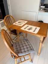 Wooden Kitchen Table w/2 chairs in Okinawa, Japan