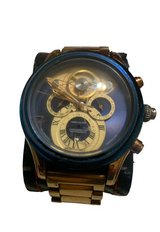 MB Gold and Blue Chronograph Watch in Camp Lejeune, North Carolina