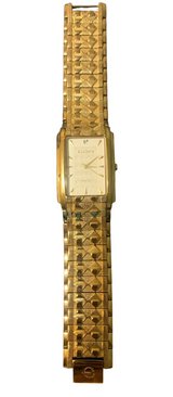 Stunning Large Neo Art Deco ElginDiamond Men’s Tank Gold Watch in Camp Lejeune, North Carolina