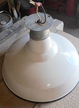 Vintage Porcelain Steel Light Fixture in Alamogordo, New Mexico