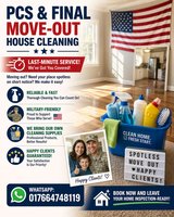 LAST MIN PCS&FINAL MOVE OUT CLEANING SERVICE in Ramstein, Germany