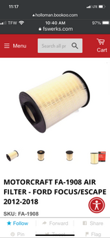 New engine air filter in Alamogordo, New Mexico