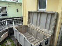 Military shipping container in Okinawa, Japan
