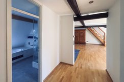 Renovated loft apartment with charm in the attic with new kitchen and new bathroom + private par... in Ramstein, Germany