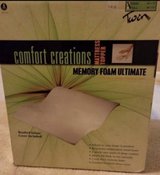 Memory Foam Twin Comfort Creations  - New in Travis AFB, California