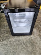 Outdoor Glass Door Mini Fridge - Less than 6 months old. in Camp Lejeune, North Carolina