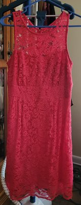 Ladies Hot Pink Floral Lace Dress in Fort Bragg, North Carolina