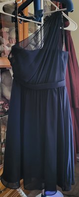 Navy off the shoulder Dress in Fort Bragg, North Carolina